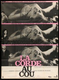 7t670 LA CORDE AU COU French 1p '64 multiple images of sexy Dany Robin laying on her back!