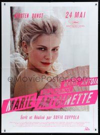 7t713 MARIE ANTOINETTE advance French 1p '06 Kirsten Dunst showing face, directed by Sofia Coppola