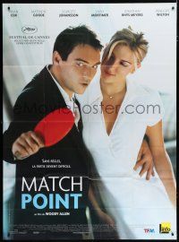 7t717 MATCH POINT French 1p '05 Woody Allen, sexy Scarlet Johansson, Jonathan Rhys Meyers, tennis!