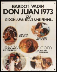 7t724 MS. DON JUAN French 1p '73 great montage of sexy naked Brigitte Bardot, Roger Vadim