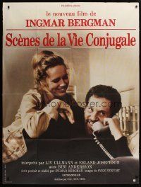 7t806 SCENES FROM A MARRIAGE French 1p '75 Ingmar Bergman, Liv Ullmann, Erland Josephson