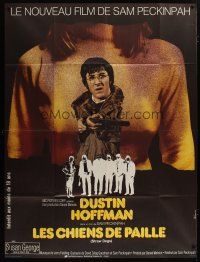 7t847 STRAW DOGS French 1p '72 Peckinpah, different art of Hoffman & Susan George by Ferracci!