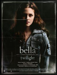 7t871 TWILIGHT French 1p '08 close up of Kristen Stewart as Bella, from Stephanie Meyer novel!