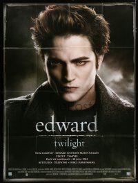 7t872 TWILIGHT French 1p '08 close up of Robert Pattinson as Edward, from Stephanie Meyer novel!