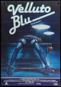 7t323 BLUE VELVET Italian 1p '86 directed by David Lynch, gruesome sexy artwork by Enzo Sciotti!