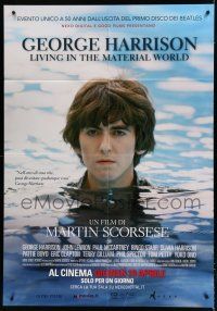 7t343 GEORGE HARRISON LIVING IN THE MATERIAL WORLD advance Italian 1p '11 Martin Scorsese, Beatles!