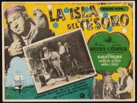 7t249 TREASURE ISLAND Mexican LC R60s Wallace Beery as Long John Silver, Jackie Cooper, different!