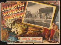 7t253 WHEN WORLDS COLLIDE Mexican LC '51 George Pal classic doomsday thriller, great artwork!