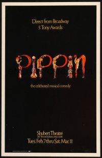 7t079 PIPPIN stage play WC '80s celebrated musical comedy direct from Broadway!