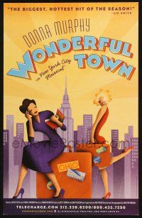 7t088 WONDERFUL TOWN stage play WC '03 great art of women in New York City by David H. Cowles!