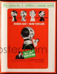 7t114 DO NOT DISTURB pressbook '65 Doris Day, Rod Taylor, great keyhole images!