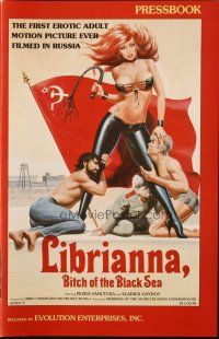 7t132 LIBRIANNA, BITCH OF THE BLACK SEA pressbook '81 sexy Pezda Vanutcka & Russian Underground!