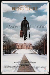 7w070 BEING THERE int'l 1sh '80 Peter Sellers, Shirley MacLaine, directed by Hal Ashby!