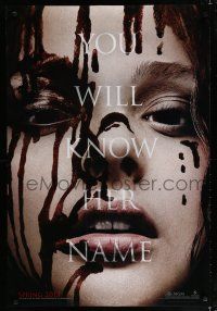 7w098 CARRIE teaser DS 1sh '13 cool image of bloody Chloe Grace Moretz in the title role!
