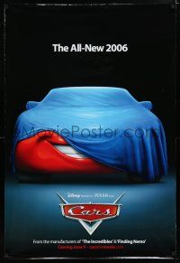 7w100 CARS advance DS 1sh '06 Walt Disney animated automobile racing, the all-new 2006!