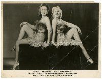 7x121 ASYLUM OF HORRORS Spook Show 11x14.25 still '46 sexy showgirls in skimpy outfits!