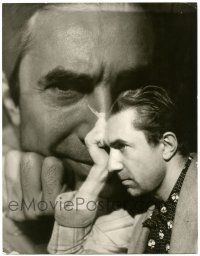 7x125 BELA LUGOSI 11x14 still '30s incredible portrait montage with profile & head on images!