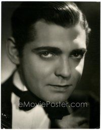 7x222 CLARK GABLE deluxe re-strike 11x14 still '60s super young portrait with shaved face & tuxedo!