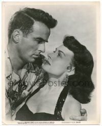 7x145 FROM HERE TO ETERNITY 11.25x14 still '53 best c/u of Montgomery Clift & Donna Reed!