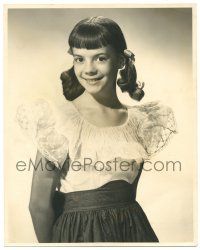 7x178 NATALIE WOOD deluxe 11x14 still '40s smiling portrait when she was a cute kid by Bachrach!