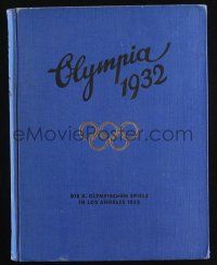 7x003 OLYMPIA 1932 German hardcover book '32 wonderful fully-illustrated Summer Olympics history!
