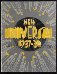 7x027 UNIVERSAL 1937-38 campaign book '37 Deanna Durbin, Oswald cartoons, Road to Reno & more!