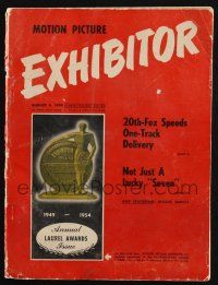 7x100 EXHIBITOR exhibitor magazine August 4, 1954 On the Waterfront, Batman serial & more!