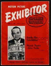 7x102 EXHIBITOR exhibitor magazine March 12, 1958 Macabre, The High Cost of Living & more!