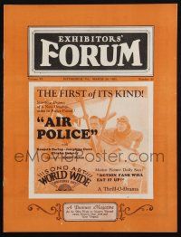7x110 EXHIBITORS FORUM exhibitor magazine March 24, 1931 Ten Cents a Dance, The Last Parade!