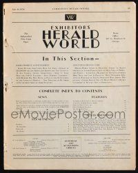 7x111 EXHIBITORS HERALD WORLD exhibitor magazine June 14, 1930 Wheeler & Woolsey + more!