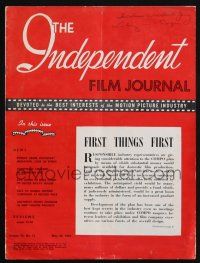 7x108 INDEPENDENT FILM JOURNAL exhibitor magazine May 30, 1964 Lady in a Cage & more!