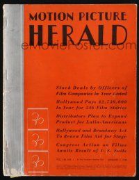 7x070 MOTION PICTURE HERALD exhibitor magazine January 7, 1939 Charlie Chan, Hitchcock & more!