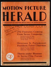 7x066 MOTION PICTURE HERALD exhibitor magazine June 8, 1935 Marx Bros, Jean Harlow & more!