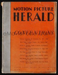 7x068 MOTION PICTURE HERALD exhibitor magazine May 22, 1937 Warner Bros. top stars & new names!