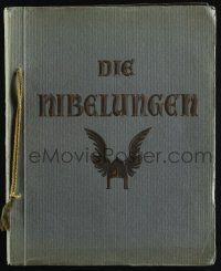 7x002 DIE NIBELUNGEN German cigarette card album '24 Fritz Lang's Siegfried, completely filled!