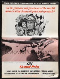 7x595 GRAND PRIX pressbook '67 Formula One race car driver James Garner!