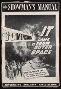 7x640 IT CAME FROM OUTER SPACE 3-D pressbook '53 Jack Arnold classic sci-fi, cool images!