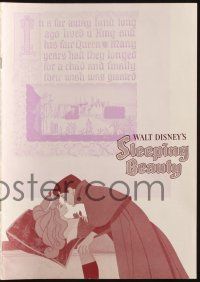 7x824 SLEEPING BEAUTY English pressbook R60s Walt Disney cartoon fairy tale fantasy classic!
