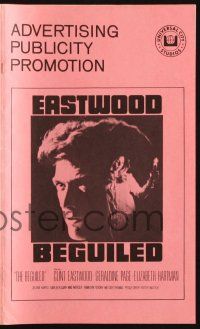 7x436 BEGUILED pressbook '71 Clint Eastwood & Geraldine Page, directed by Don Siegel!
