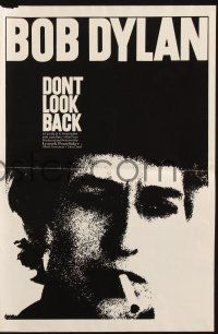 7x525 DON'T LOOK BACK pressbook '67 D.A. Pennebaker, best c/u of Bob Dylan with cigarette in mouth!