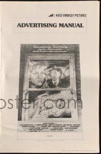 7x552 FAREWELL MY LOVELY pressbook '75 McMacken art of Charlotte Rampling & smoking Robert Mitchum