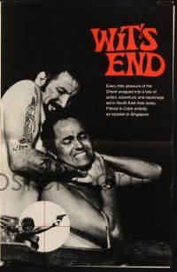 7x573 G.I. EXECUTIONER pressbook '84 Troma, Wit's End, wildest nude shootout in film history!