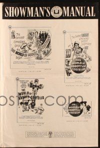 7x907 WORLD OF ABBOTT & COSTELLO pressbook '65 Bud & Lou's greatest laughmakers!