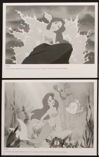 7x314 LITTLE MERMAID presskit w/ 11 stills '89 great images of Ariel & cast, Disney cartoon!
