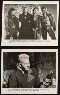 7x317 LOST BOYS presskit w/ 17 stills '87 teen vampire Kiefer Sutherland, Joel Schumacher!