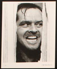 7x362 SHINING presskit w/ 18 stills '80 Stephen King & Stanley Kubrick horror, Jack Nicholson!