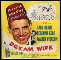 7y041 DREAM WIFE 6sh '53 does gay bachelor Cary Grant choose sexy Deborah Kerr or Betta St. John!