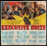 7y045 EXECUTIVE SUITE 6sh '54 William Holden, Barbara Stanwyck, Fredric March, June Allyson