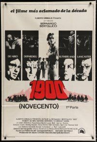 7y138 1900 part 1 Argentinean '77 directed by Bernardo Bertolucci, Robert De Niro, different image!