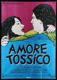 7y291 AMORE TOSSICO Italian 2p '83 Genome & Cavazzocca art of lovers who abuse heroin, Toxic Love!